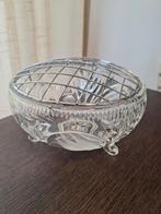 Antieke bloemsteker kristal glas, Ophalen of Verzenden