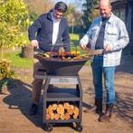 Plancha BBQ grill Maestro Smokeless XXL 80 Corten Primeur !, Ophalen of Verzenden, Nieuw, RJRoyal Living, Met accessoires