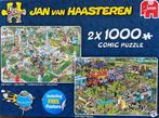 Jan van Haasteren 2x1000, Ophalen, Meer dan 1500 stukjes, Zo goed als nieuw, Legpuzzel