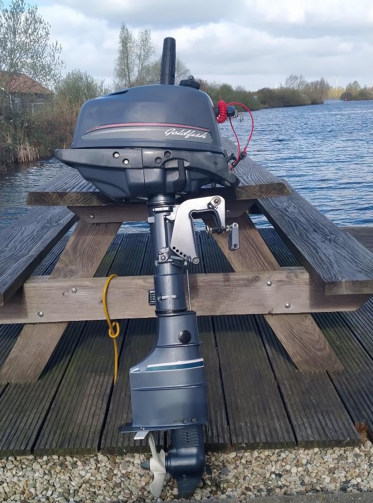 Selva/Yamaha 4 pk 4 takt langstaart buitenboordmotor, Watersport en Boten, Buiten- en Binnenboordmotoren, Ophalen, Gebruikt, Minder dan 5 pk