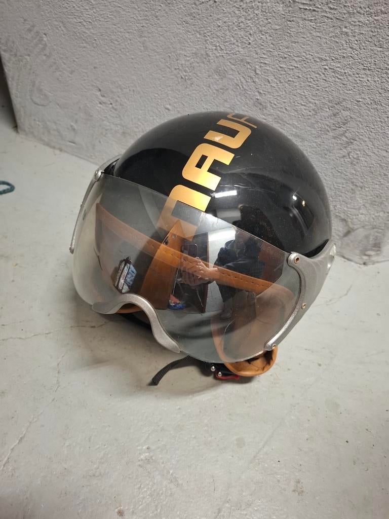 2 scooterhelmen zwart maat M, Fietsen en Brommers, Brommerhelmen, Ophalen of Verzenden