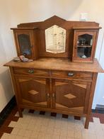 Kast dressoir Amsterdamse school antiek facet spiegel, Ophalen