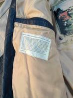 Vintage Avirex Varsity Leren Jas - Chief High Hawk Team, Ophalen of Verzenden, Gedragen, Maat 48/50 (M), Zwart