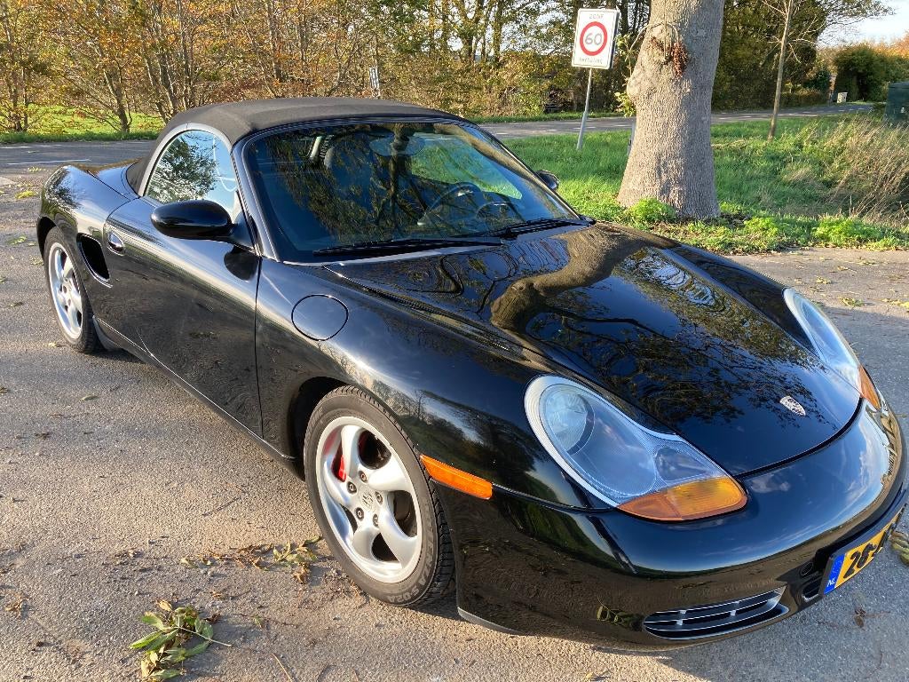 Porsche Boxster 3.2 S 2002 Zwart (986), 251 pk, Achterwielaandrijving, Zwart, Cabriolet