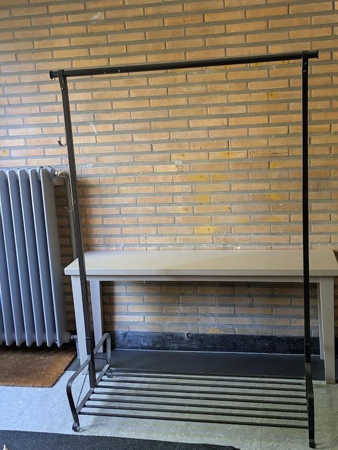 Kledingrek Ikea Portis met schoenenrek, Ophalen, Gebruikt