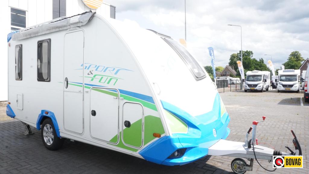 Knaus Sport en Fun 480 QL MOVER, HERZOG LUIFEL, Caravans en Kamperen, Schokbreker, Bedrijf, Tot en met 3, 4 tot 5 meter