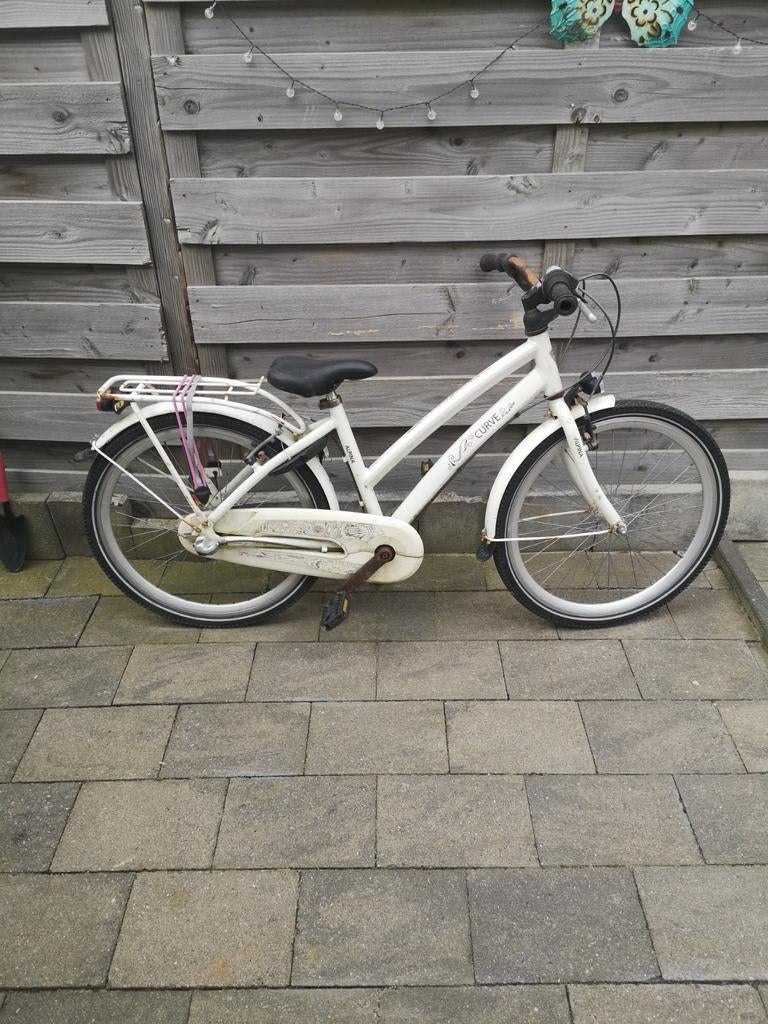 Meisjesfiets, Fietsen en Brommers, Fietsen | Meisjes, Ophalen, Gebruikt, 24 inch