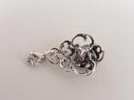 Zilveren roos hanger                                     Z24, Gebruikt, ., Ophalen of Verzenden, .