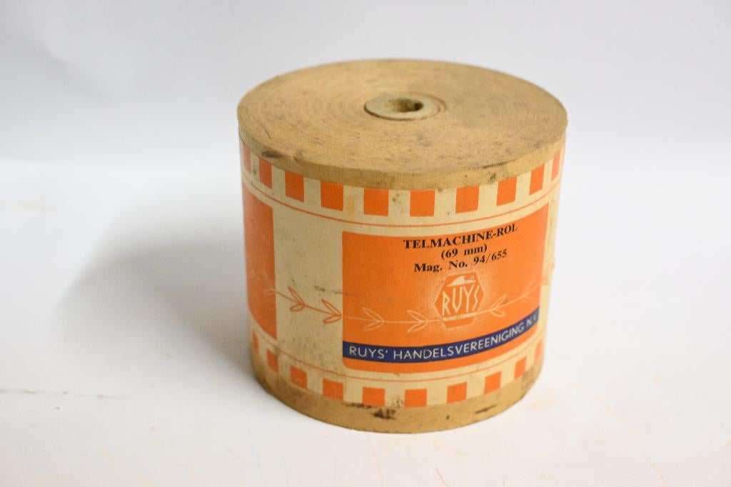 Ruys telmachine rol papier ruys handelsvereeniging, Antiek en Kunst, Ophalen of Verzenden