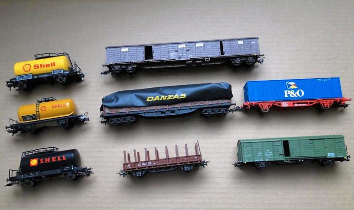 goederenwagens HO, Hobby en Vrije tijd, Modeltreinen | H0, Gebruikt, Wagon, Gelijkstroom, Märklin, Ophalen