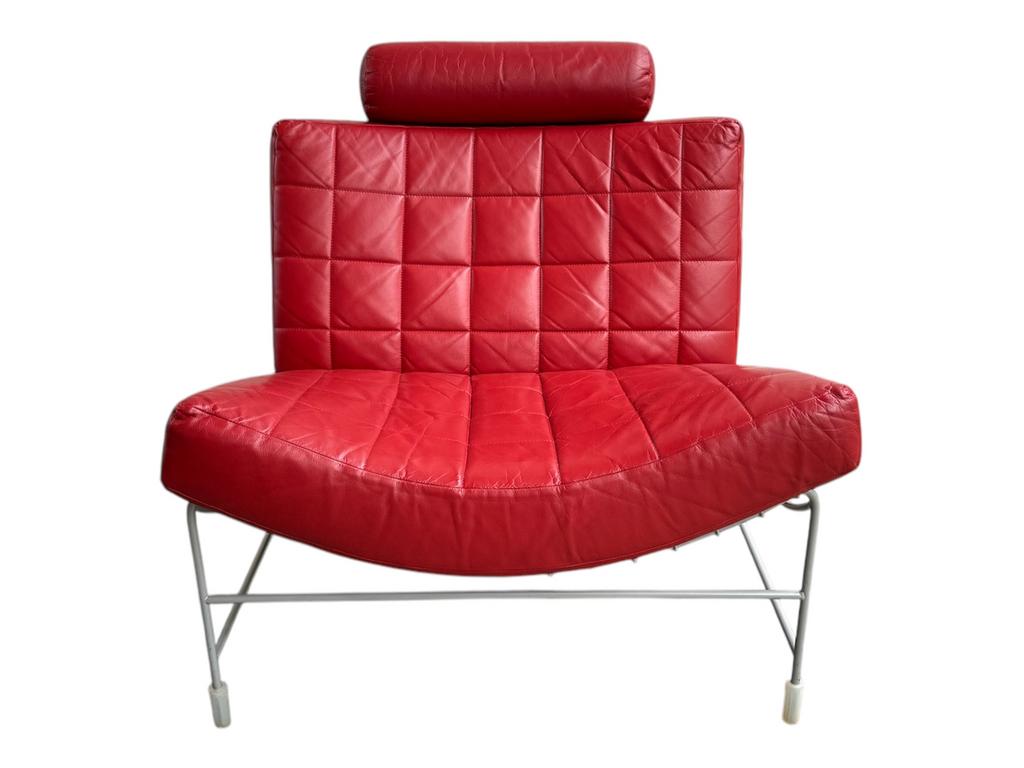 Leolux Volare fauteuil, Huis en Inrichting, Fauteuils, Ophalen of Verzenden, Zo goed als nieuw, 75 tot 100 cm, Metaal