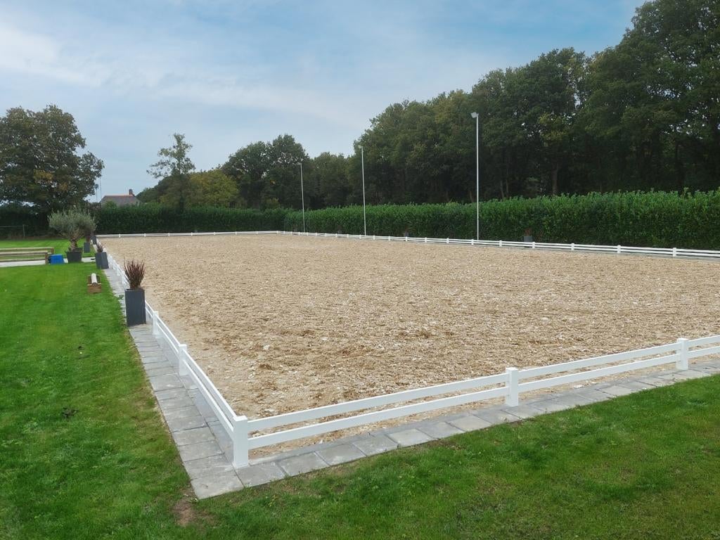 Heritage dressuurbaan omheining PVC. 20x60m. Outlet prijs, Ophalen of Verzenden, Nieuw, Dressuur