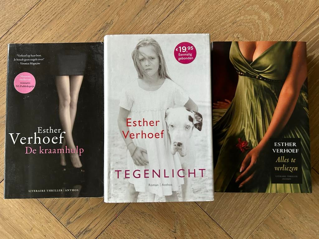 3 boeken van Esther Verhoef, Ophalen of Verzenden, Gelezen, Nederland