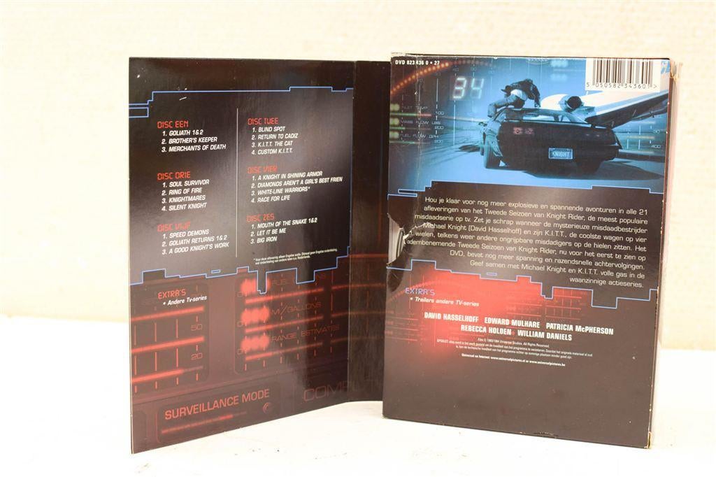 6 dvd box Knight Rider seizoen 2 49010, Cd's en Dvd's, Ophalen of Verzenden, Gebruikt