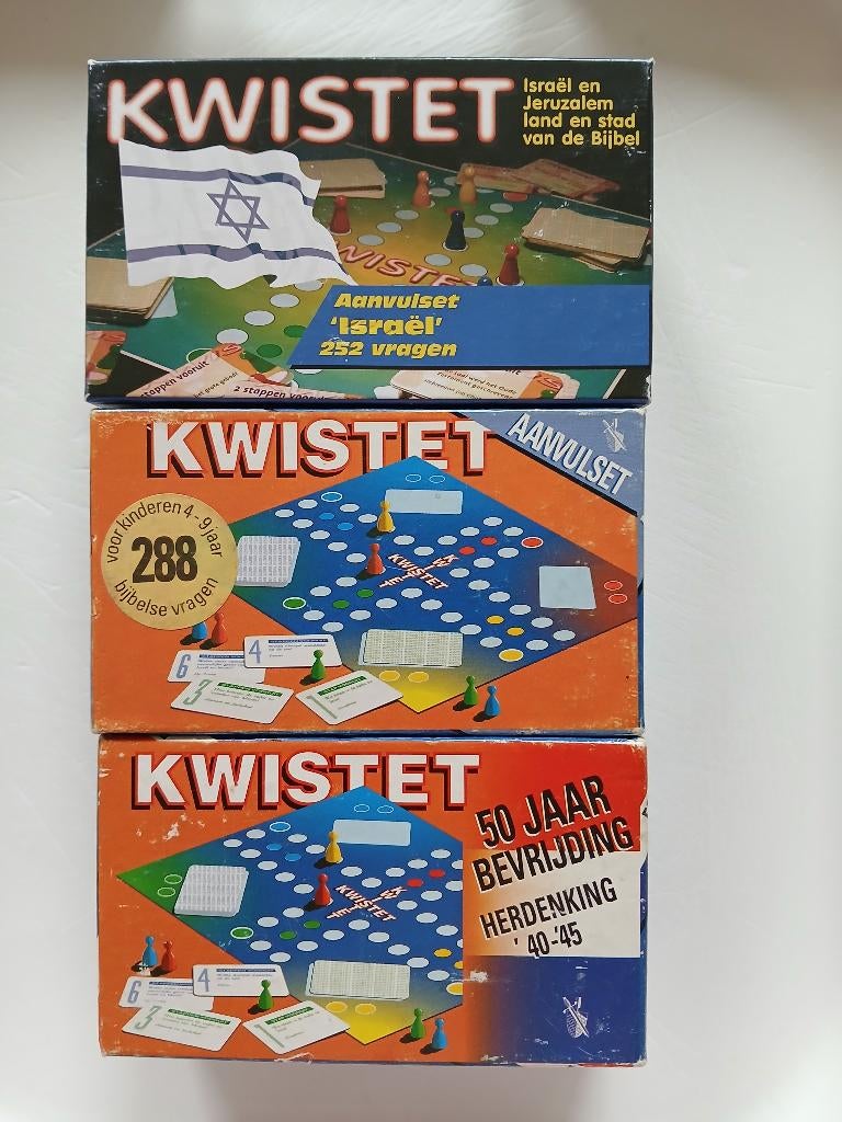 3x Kwistet aanvulset, ook los te koop, Vijf spelers of meer, Ophalen of Verzenden, Zo goed als nieuw, Jeugdbond GG Woerden