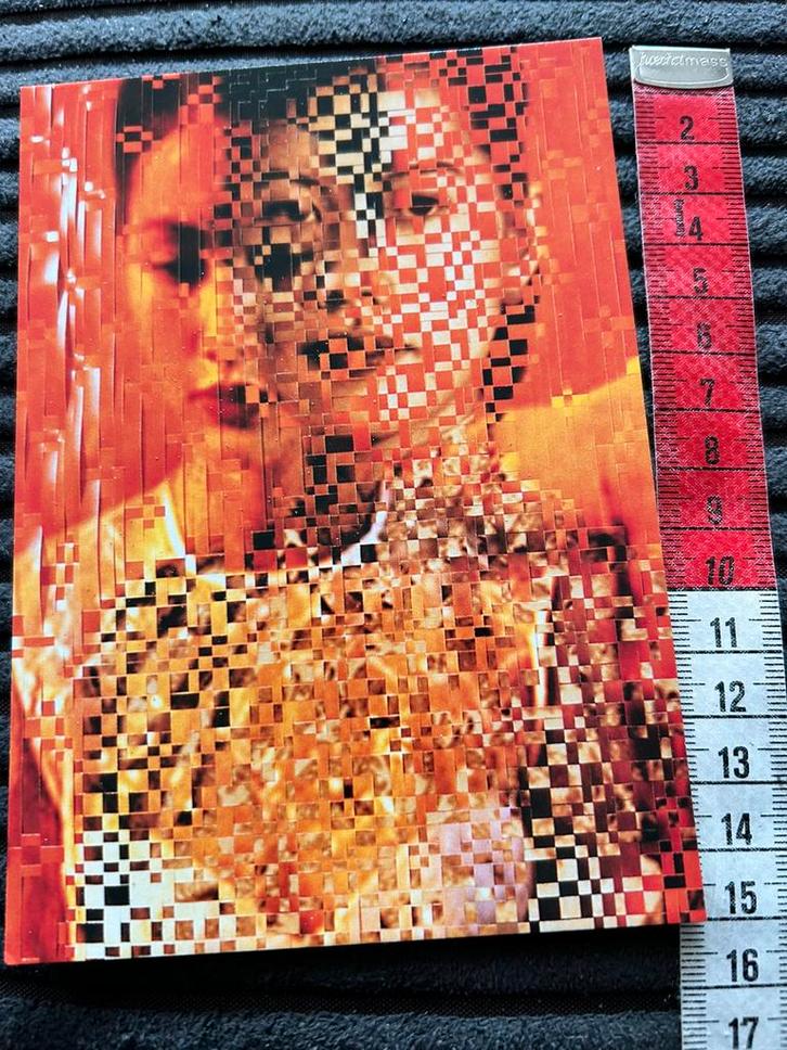 1393. Boomerangkaart Noorderlicht vrouw Asia, Verzamelen, Ansichtkaarten | Themakaarten, Ongelopen, Ophalen of Verzenden