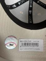 New Era NY Yankees 9FORTY Youth Pet - Beige Linnen, Maat 50, Jongetje of Meisje, Nieuw, Ophalen of Verzenden