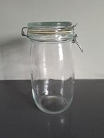 Glazen voorraadpot met beugelsluiting weckpot Zeller, Ophalen of Verzenden, Zo goed als nieuw