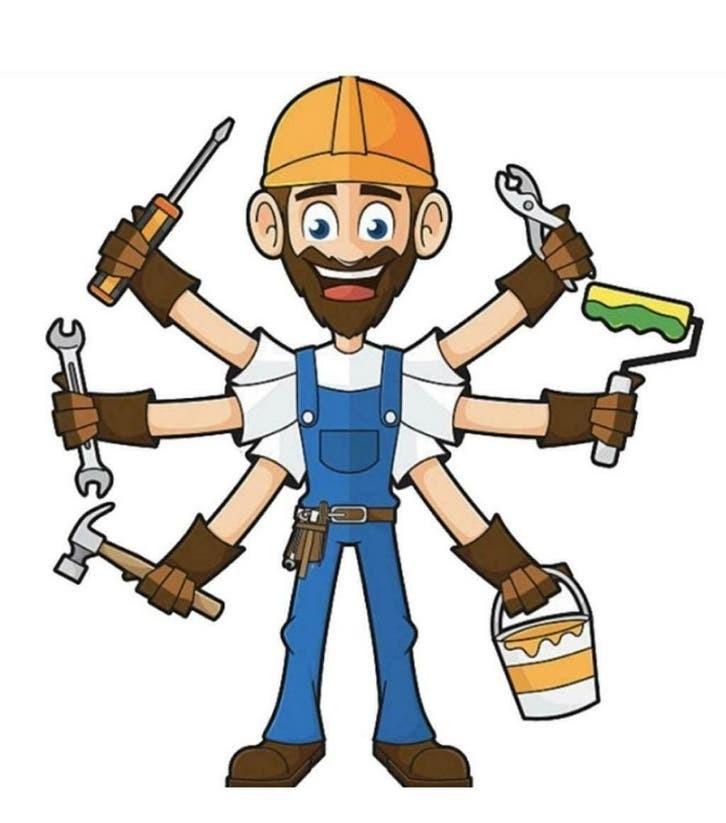 KLUSJESMAN TIMMERMAN TEGELZETTER ELEKTRICIEN SCHILDER BEHANG