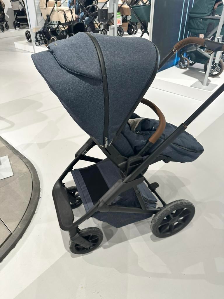 Qute Kinderwagen Q-Rider Plus Denim Blue, Ophalen, Zo goed als nieuw