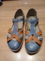Naturlaüfer sandalen blauw/bruin m.39, Blauw, Gedragen, Natur laufer, Sandalen of Muiltjes