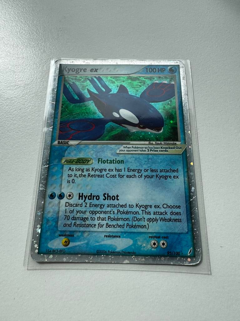Kyogre Ex 95/100 Pokemon Kaart, Hobby en Vrije tijd, Verzamelkaartspellen | Pokémon, Ophalen, Zo goed als nieuw