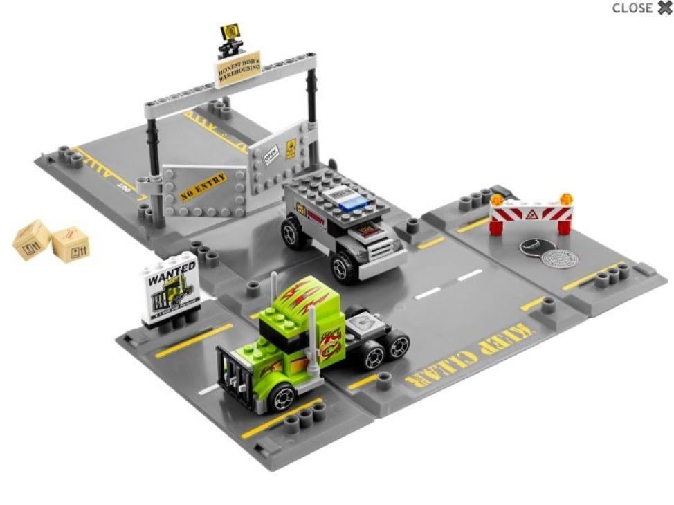 LEGO Racers 8199 Security Smash, Lego, Compleet, Ophalen of Verzenden, Zo goed als nieuw