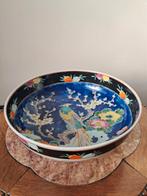 Japans grote kom decor pauw op tak bloesemboom, Antiek en Kunst, Ophalen of Verzenden