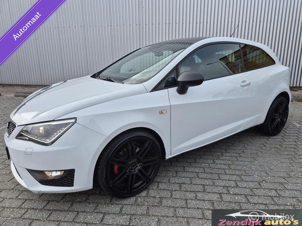 Seat Ibiza SC 1.4 150 pK TSI FR DSG, Auto's, 1154 kg, Gebruikt, Zwart, 4 cilinders