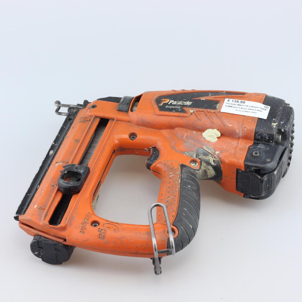 Paslode IM65 F16 Lithium 16MM / 63MM Incl 1 Accu Geen Lader, Flex Ltd., Zo goed als nieuw, https://flex.com/contact-us, Nobelstraat 10, 5807 GA Oostrum LB, Limburg, Nederland