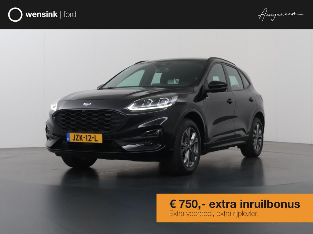 Ford Kuga 2.5 PHEV ST-Line | Trekhaak | Cruise Control Adapt, Gebruikt, 4 cilinders, Zwart, Plug-in hybride