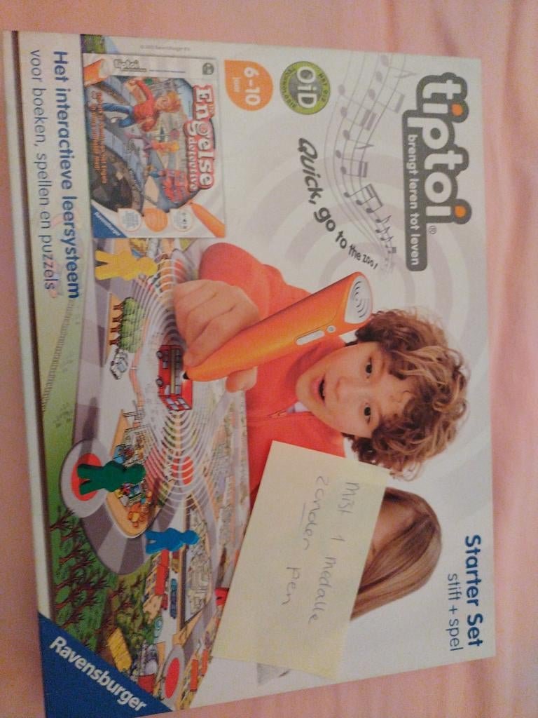 Tiptoi De Engelse Detective (zonder pen), Ophalen of Verzenden, Gebruikt, Taal en Lezen, Met geluid