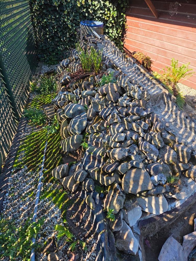 Maas keien, vijver stenen., Tuin en Terras, Grind, Keien en Split, Ophalen