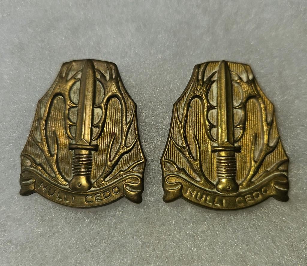 Setje Stoottroepen schouderemblemen, Ophalen of Verzenden, Landmacht, Nederland, Embleem of Badge