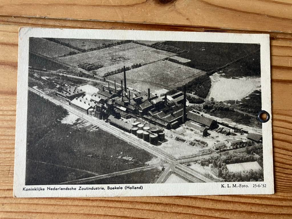 Ansichtkaart Boekelo koninklijke nederlandsche zoutindustrie, Ophalen of Verzenden, 1940 tot 1960, Overijssel