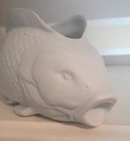 Porcelein biscuit vis koi karper pot vaas., Ophalen of Verzenden