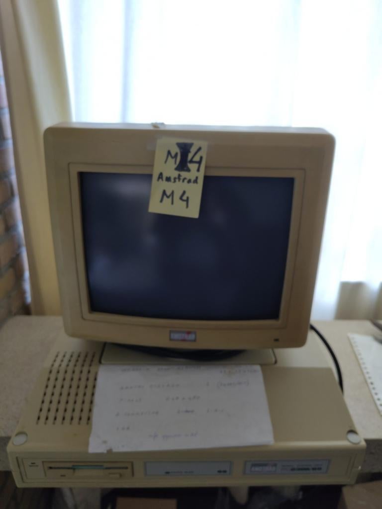 Amstrad PC2386/65 vintage computer met monitor, Computers en Software, Vintage Computers, Ophalen