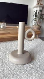 Kaarsenkandelaar, Huis en Inrichting, Woonaccessoires | Kandelaars en Kaarsen, Overige materialen, Gebruikt, 25 tot 50 cm, Beige