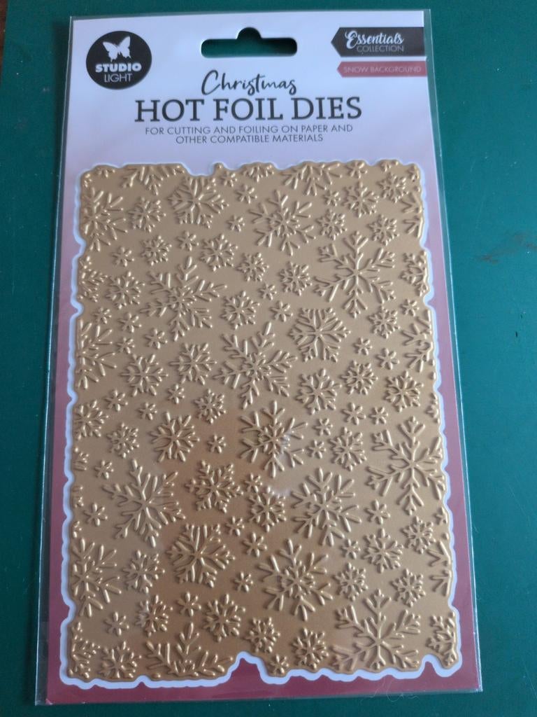 Studio Light hot foil sneeuw achtergrond, Ophalen of Verzenden, Overige thema's, Overige typen