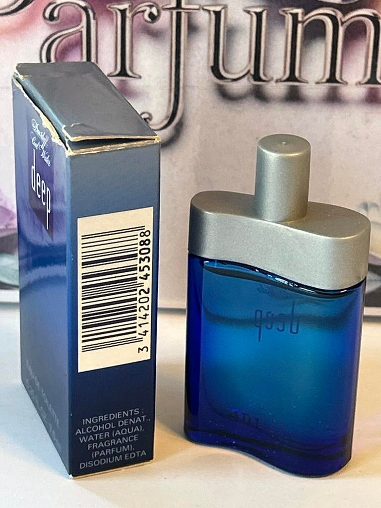 Davidoff - cool water deep miniature 7,5ml edt, Ophalen of Verzenden, Nieuw, Miniatuur, Gevuld