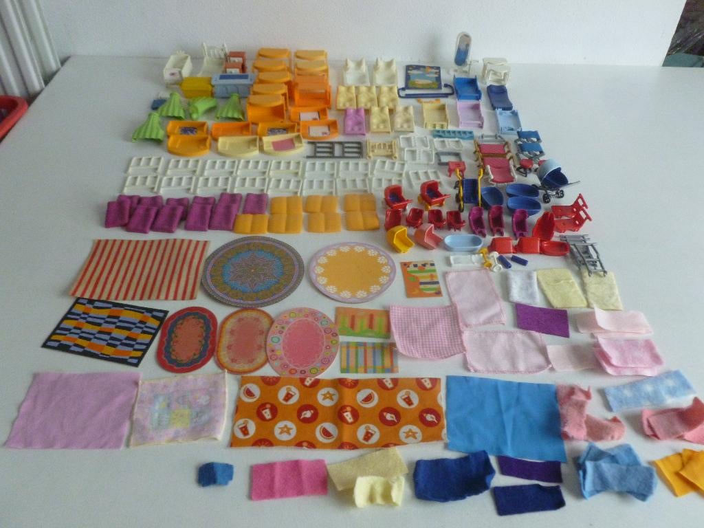 Playmobil Onderdelen Bedden+Kleedjes Prijs Per Stuk Vanaf, Ophalen of Verzenden, Gebruikt, Los playmobil