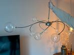 Moderne Designer Hanglamp met Glazen Bollen, Ophalen, Zo goed als nieuw, Glas, 50 tot 75 cm