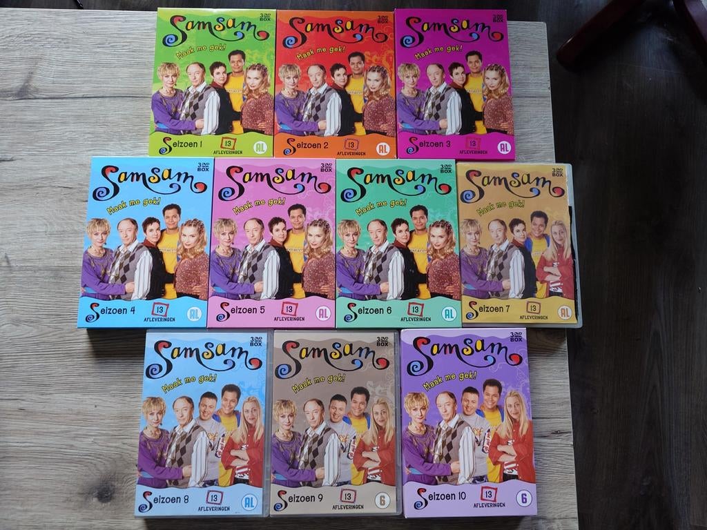SamSam S1 tm S10 de complete serie, Ophalen of Verzenden