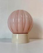 Roze Thabur plafondlamp Art Deco bakelieten armatuur 1930, Ophalen of Verzenden, Zo goed als nieuw, Glas, Art Deco