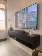 Hangende TV kast - Zwart, Ophalen, Kunststof, Gebruikt, 100 tot 150 cm