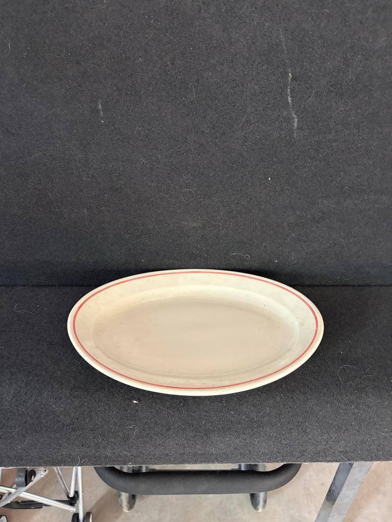 Ovale schaal P. Regout & Co Maastricht porselein, Antiek en Kunst, Antiek | Porselein, Ophalen of Verzenden