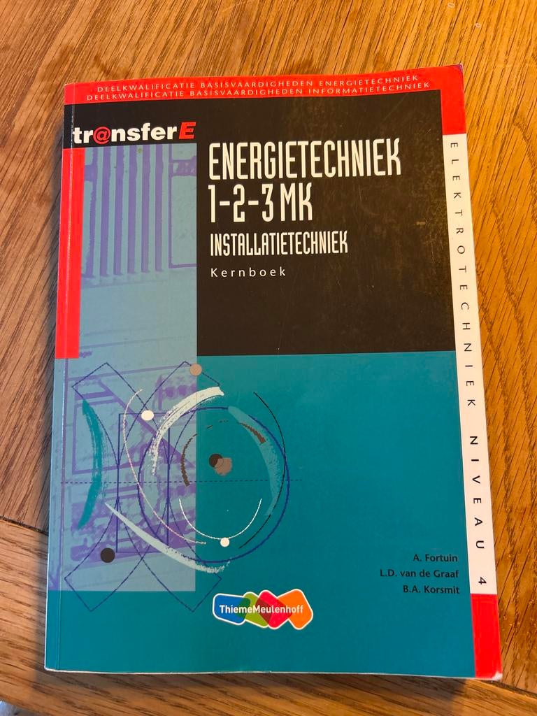 Installatietechniek Energietechniek 1-2-3 MK Kernboek, Ophalen of Verzenden, Gelezen, Installatietechniek