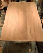 Opgeknapt tafelblad, Ophalen, Gebruikt, 100 tot 150 cm, Eikenhout