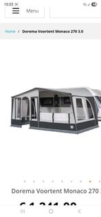 Dorema monaco xl voortent maat 13 incl. Stokken set, Ophalen of Verzenden, Zo goed als nieuw