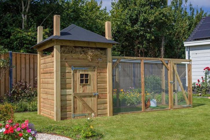 Konijnenhok Hooiberg met ren Loes XL, Dieren en Toebehoren, Knaagdieren en Konijnen | Hokken en Kooien, Nieuw, Hok, 90 cm of meer